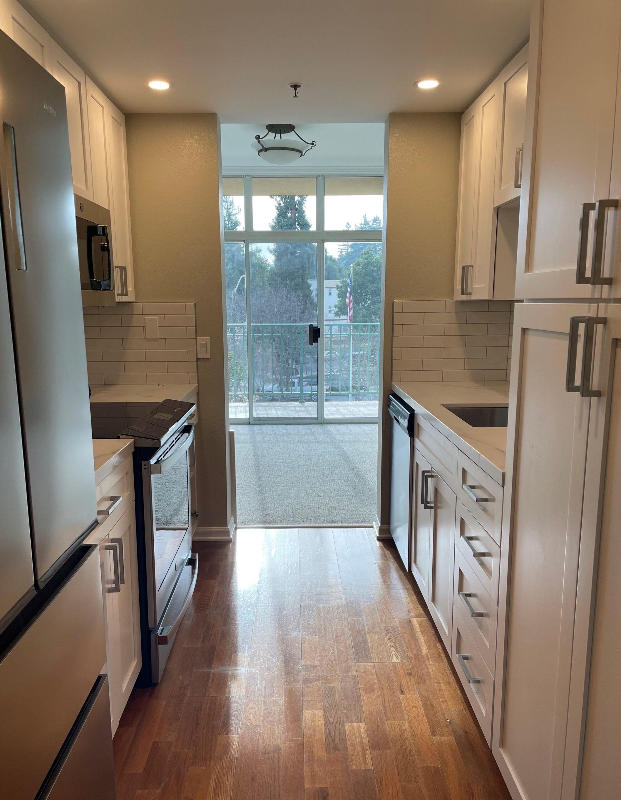 Condo 310 renovated kitchen
