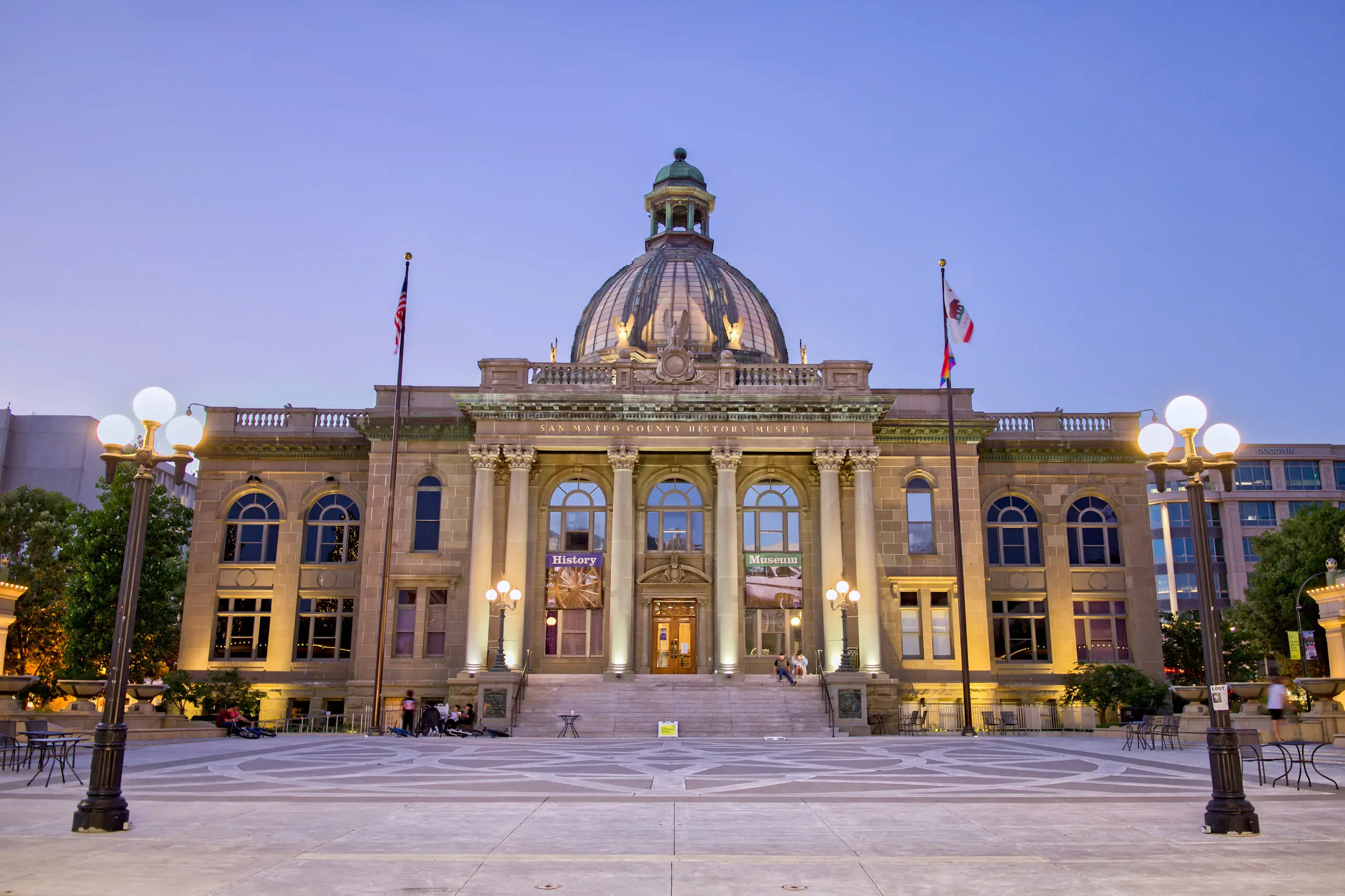 San Mateo Landmark at Twilight